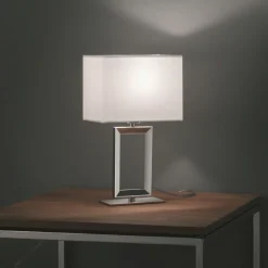 Helestra Enna 2 bordlampe i tekstil, højde 30 cm
