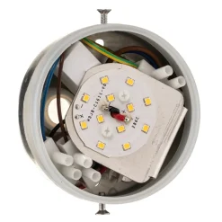 Helestra Keto LED-loftlampe, cylinder, krom