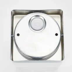 Helestra Keto LED-loftlampe, terning, krom