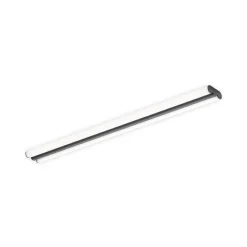 Helestra LED-spejllampe LOOM, længde 90 cm, sort, IP44