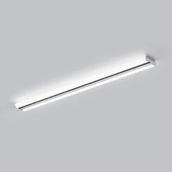 Helestra LED-spejllampe LOOM, længde 90 cm, krom, IP44