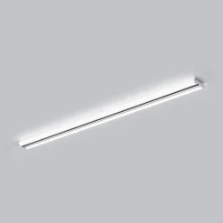 Helestra LED-spejllampe LOOM, længde 120 cm, krom, IP44