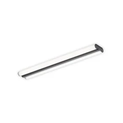 Helestra LED-spejllampe LOOM, længde 60 cm, sort, IP44