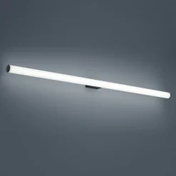 Helestra Loom LED-spejllampe sort, 120 cm