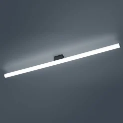 Helestra Loom LED-spejllampe sort, 120 cm