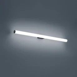 Helestra Loom LED-spejllampe sort, 90 cm