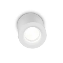 Helestra Lot udendørs loftlampe, IP65, hvid