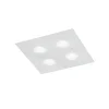 Helestra Nomi LED-loftlampe 38x38cm dim hvid