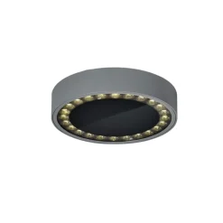 Helestra Say LED udendørs loftlampe grafit Ø23cm