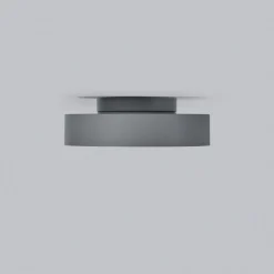 Helestra Say LED udendørs loftlampe grafit Ø23cm