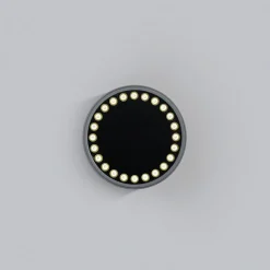 Helestra Say LED udendørs loftlampe grafit Ø23cm
