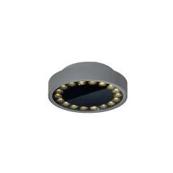 Helestra Say LED udendørs loftlampe grafit Ø18,5cm