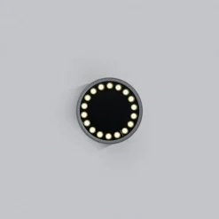 Helestra Say LED udendørs loftlampe grafit Ø18,5cm