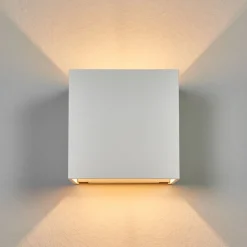 Helestra Siri væglampe up/down, mat hvid