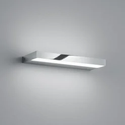 Helestra Slate LED-væglampe, krom, 30 cm
