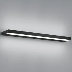 Helestra Slate LED-væglampe, mat sort 60 cm