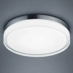 Helestra Tana LED-loftslampe, krom, Ø 33 cm
