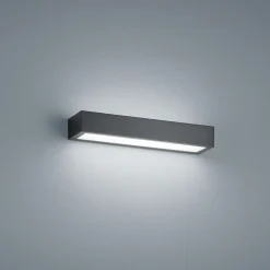 Helestra Theia LED-væglampe, mat sort 30 cm