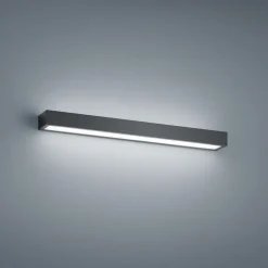 Helestra Theia LED-væglampe, mat sort 60 cm
