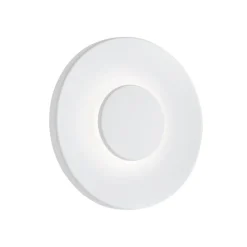 Helestra udendørs LED-væglampe BUD, dæmpbar, hvid, IP65