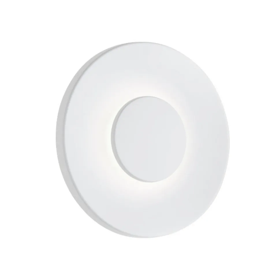 Helestra udendørs LED-væglampe BUD, dæmpbar, hvid, IP65