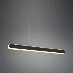 Helios LED-hængelampe, udtrækkelig dim CCT sort