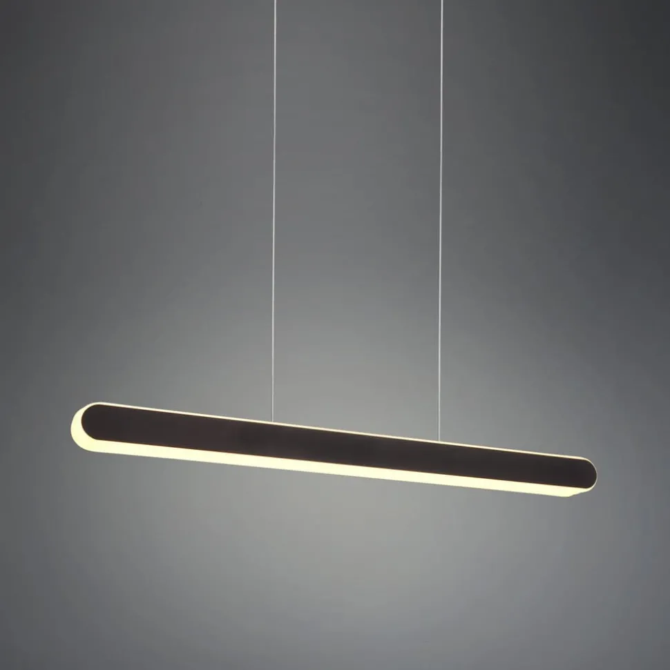 Helios LED-hængelampe, udtrækkelig dim CCT sort