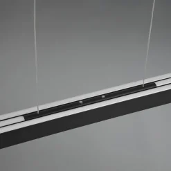 Helios LED-hængelampe, udtrækkelig dim CCT sort