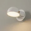 Hemi LED-væglampe, drejelig skærm, hvid