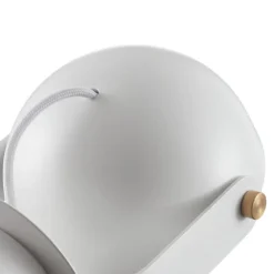 Hemi LED-væglampe, drejelig skærm, hvid