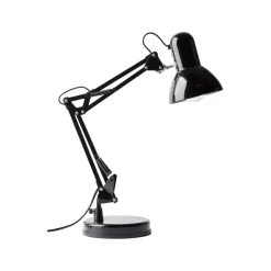 Henry skrivebordslampe, sort, højde 50 cm, justerbar