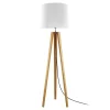 HerzBlut Anni gulvlampe, knasteg oliebeh./hvid