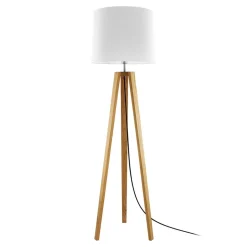 HerzBlut Anni gulvlampe, knasteg oliebeh./hvid