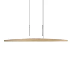 HerzBlut Arco LED-hængelampe asteiche natur 130cm