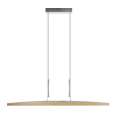 HerzBlut Arco LED-hængelampe asteiche natur 130cm