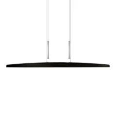 HerzBlut Arco LED-hængelampe ask eg trækul 130cm
