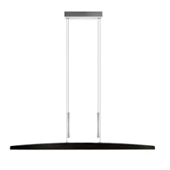 HerzBlut Arco LED-hængelampe ask eg trækul 130cm