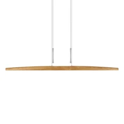 HerzBlut Arco LED-hængelampe olieret eg 170 cm