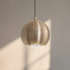 Hængelampe Berceste 9201, Ø 15 cm, guld, jern, E27