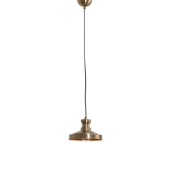 Hængelampe Berceste, guldfarvet, metal, Ø 22 cm, E27