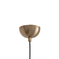 Hængelampe Berceste, guldfarvet, metal, Ø 22 cm, E27