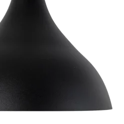 Hængelampe Berceste, sort/kobber, Ø 22 cm, jern