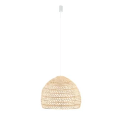 Hængelampe BOHO, Ø 43 cm, naturbrun, rattan, E27