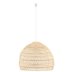 Hængelampe BOHO, Ø 60 cm, naturbrun, rattan, E27