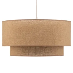 Hængelampe Boho jute naturbrun Ø45cm 1 lyskilde