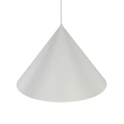 Hængelampe Cono, 1 lyskilde, Ø 50 cm, beige, E27