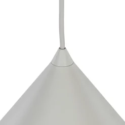 Hængelampe Cono, 1 lyskilde, Ø 50 cm, beige, E27