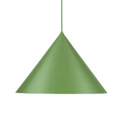 Hængelampe Cono, 1 lyskilde, Ø 50 cm, grøn, E27