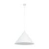 Hængelampe Cono, 1 lyskilde, Ø 50 cm, hvid, E27