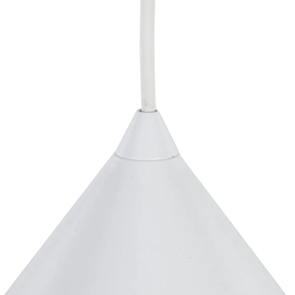 Hængelampe Cono, 1 lyskilde, Ø 50 cm, hvid, E27